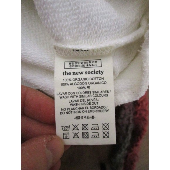 THE NEW SOCIETY IVORY YOLY SWEATER SWEATSHIRT PULLOVER NWT Ruffle Shoulder - Picture 5 of 11